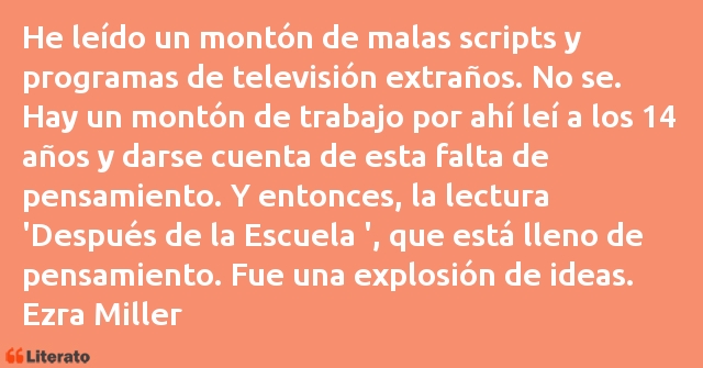 Frases de Ezra Miller