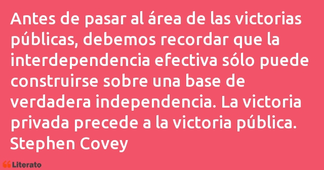 Frases de Stephen Covey