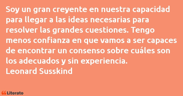 Frases de Leonard Susskind