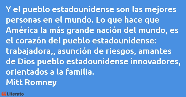 Frases de Mitt Romney