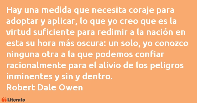 Frases de Robert Dale Owen