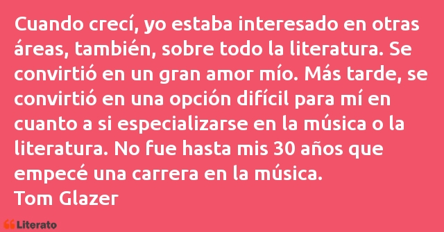 Frases de Tom Glazer