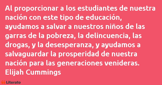 Frases de Elijah Cummings