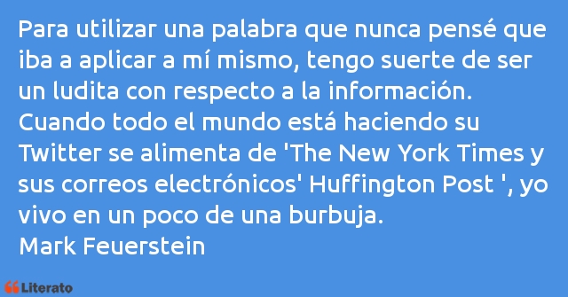 Frases de Mark Feuerstein