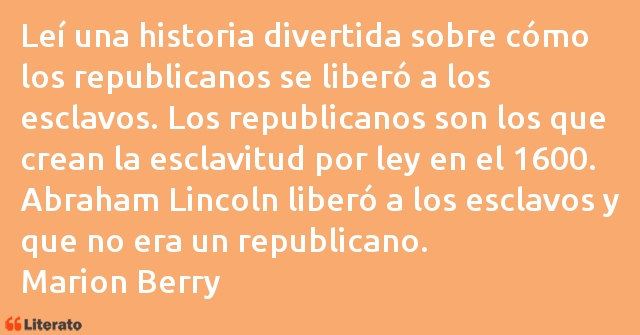 Frases de Marion Berry