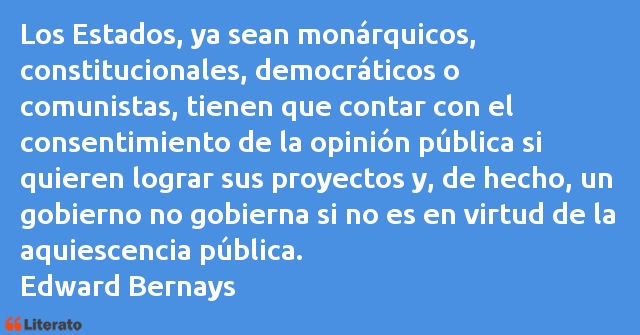 Frases de Edward Bernays