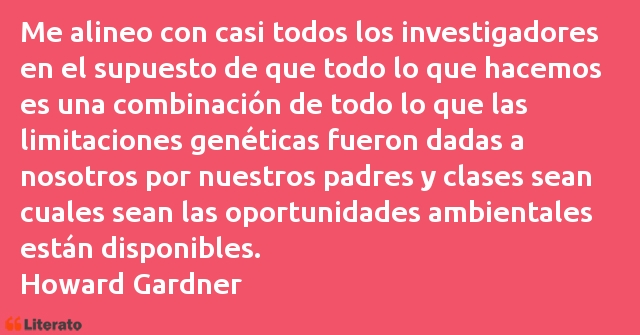 Frases de Howard Gardner