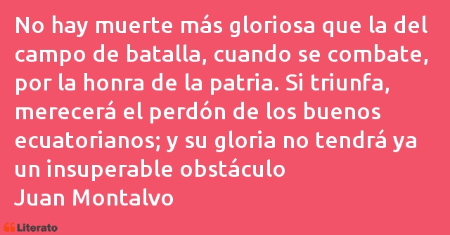 Frases de Juan Montalvo