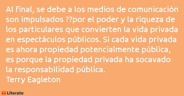 Frases de Terry Eagleton