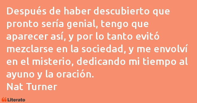 Frases de Nat Turner