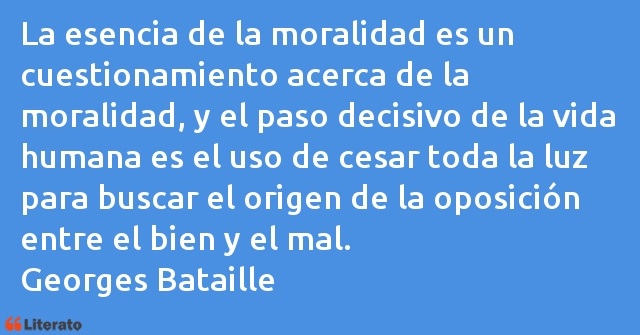 Frases de Georges Bataille