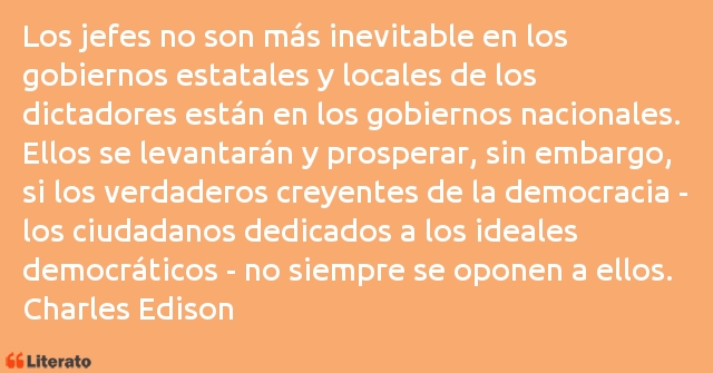 Frases de Charles Edison