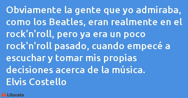 Frases de Elvis Costello