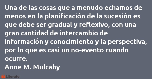 Frases de Anne M. Mulcahy