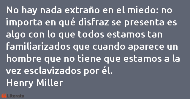 Frases de Henry Miller