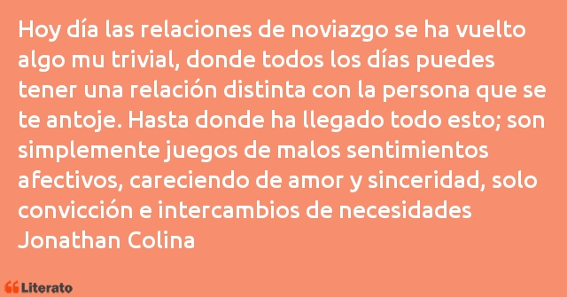 Frases de Jonathan Colina