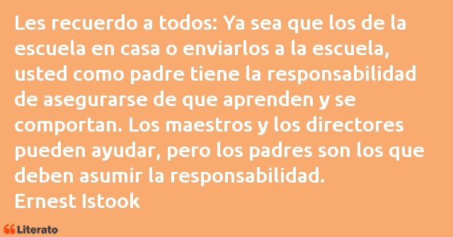 Frases de Ernest Istook