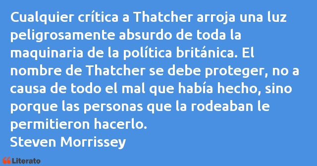 Frases de Steven Morrissey