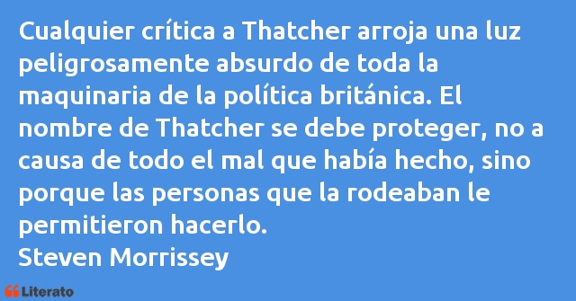 Frases de Steven Morrissey