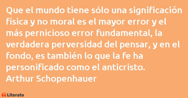 Frases de Arthur Schopenhauer