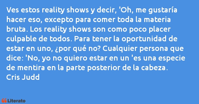 Frases de Cris Judd