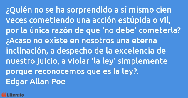 Frases de Edgar Allan Poe