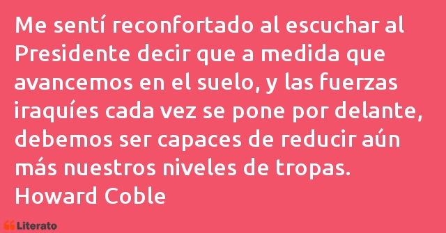 Frases de Howard Coble