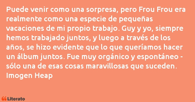 Frases de Imogen Heap