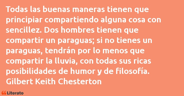 Frases de Gilbert Keith Chesterton