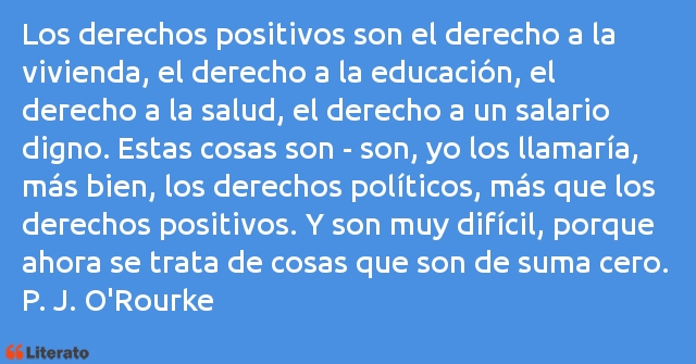 Frases de P. J. O'Rourke