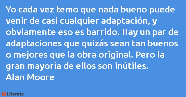 Frases de Alan Moore