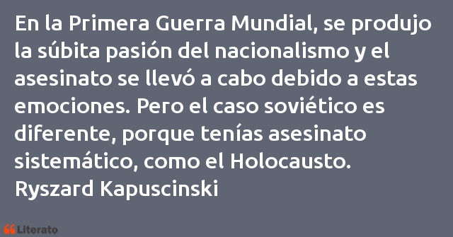 Frases de Ryszard Kapuscinski