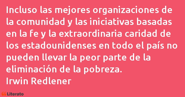 Frases de Irwin Redlener