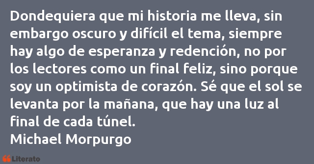 Frases de Michael Morpurgo