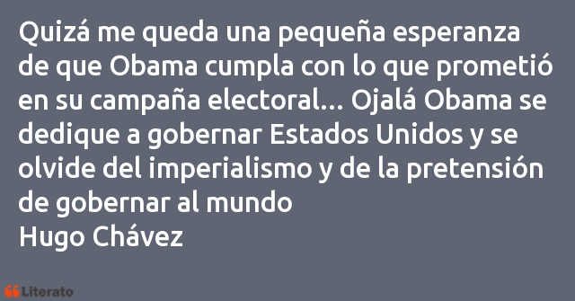 Frases de Hugo Chávez