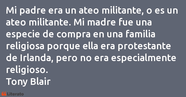 Frases de Tony Blair