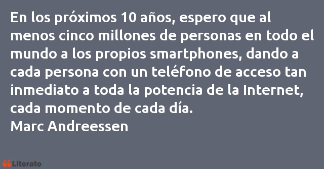 Frases de Marc Andreessen