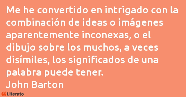 Frases de John Barton