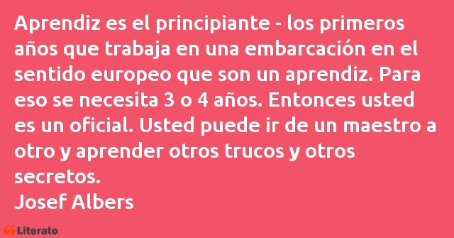 Frases de Josef Albers