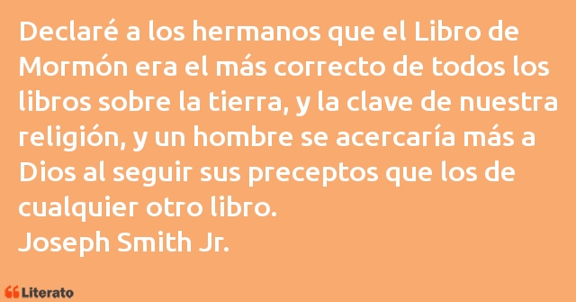 Frases de Joseph Smith Jr.