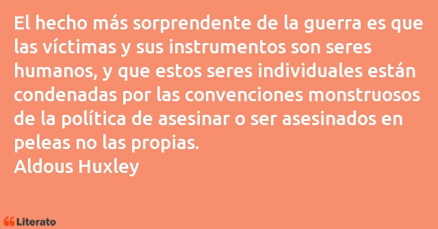 Frases de Aldous Huxley