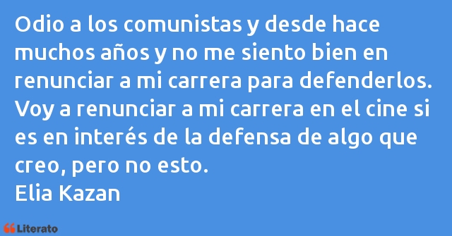 Frases de Elia Kazan