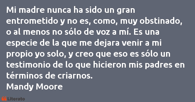 Frases de Mandy Moore