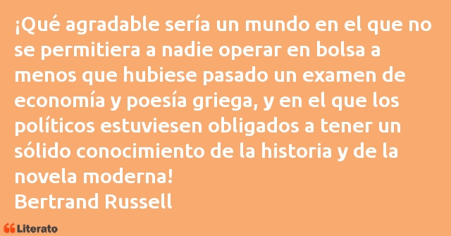 Frases de Bertrand Russell