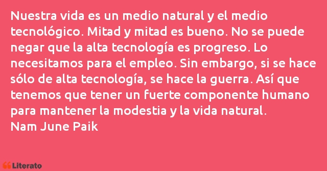 Frases de Nam June Paik