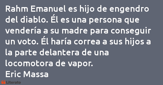 Frases de Eric Massa