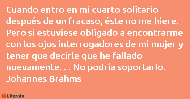 Frases de Johannes Brahms