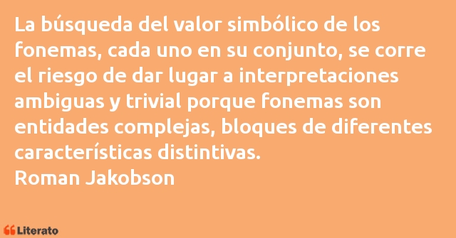 Frases de Roman Jakobson