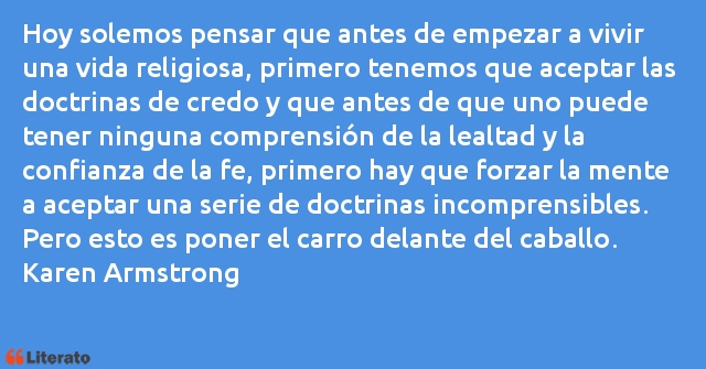 Frases de Karen Armstrong