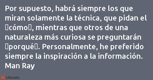 Frases de Man Ray